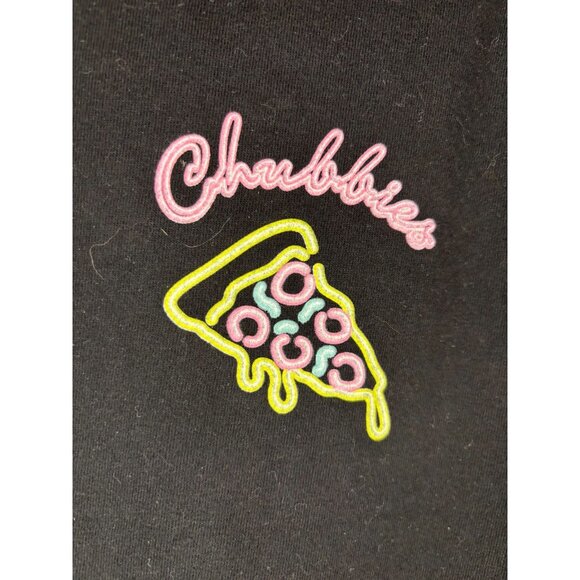 CHUBBIES Get It Hot Tank Top Mens M Pizza Graphic Summer Skies Out Thighs Out - Picture 6 of 7